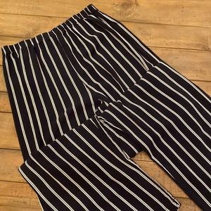 Brandy Melville Elastic Waist Wide Leg Pants